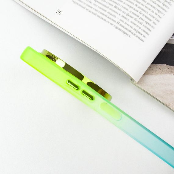 Чехол TPU+PC Fresh sip series для Xiaomi Redmi A3 Бирюзовый / Лимонный | Зображення 3