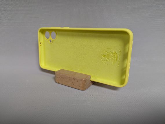 Samsung Galaxy A05 | Протиударний чохол з логотипом | Soft Touch | жовтий | Зображення 7