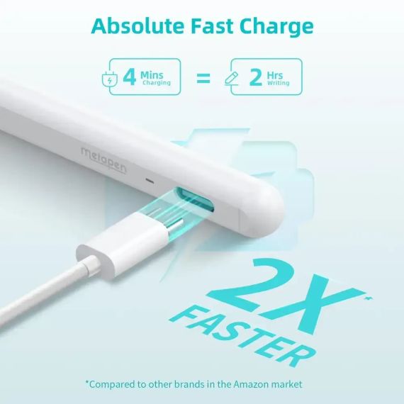 Стилус, Metapen iPad Pencil A8, білий | Зображення 1