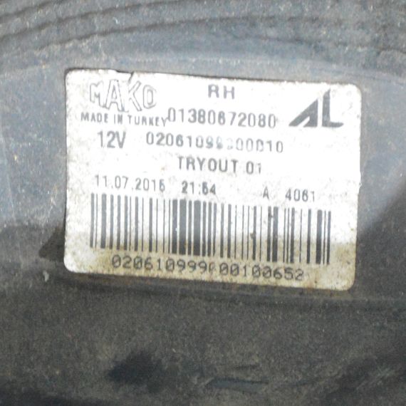 Ліхтар задній правий Citroen Jumper 2014-2025 Фара стоп задня права Сітроен Джампер 01380672080 | Зображення 7