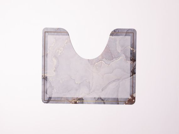 Набір килимків для ванної та туалету Grey Marble 50*80/40*50 см Yiwu HP-42-178 | Зображення 2