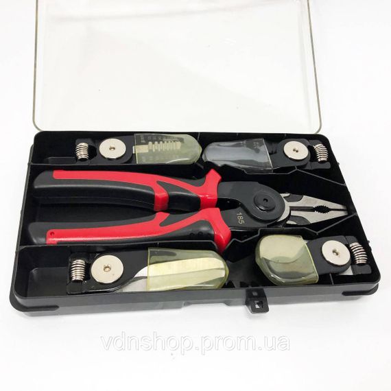 Багатофункціональний набір швидкозмінних інструментів 5 в 1 (плоскогубці, зачищення ізоляції, щипці обтискні) DX-15 | Зображення 9