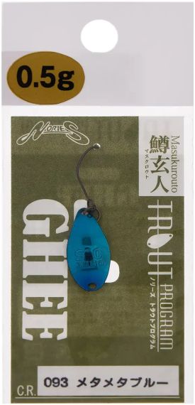 Блешня Nories Masukurouto Ghee 23mm 1.3g #093 Блешня рибальська Блешня оберталка | Зображення 1