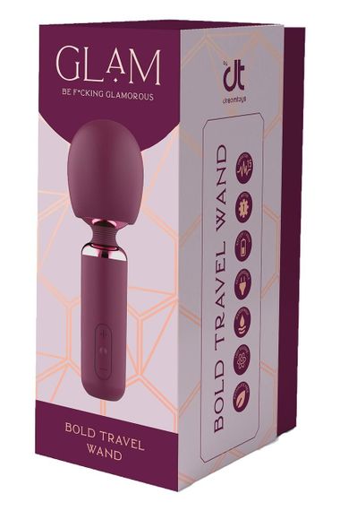 Вібратор мікрофон Deam Toys Glam Bold Travel Wand, фіолетовий sexstyle | Зображення 4