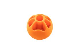 Игрушка для собак FIBOO Snack fibooll, 6.5 см, оранжевая