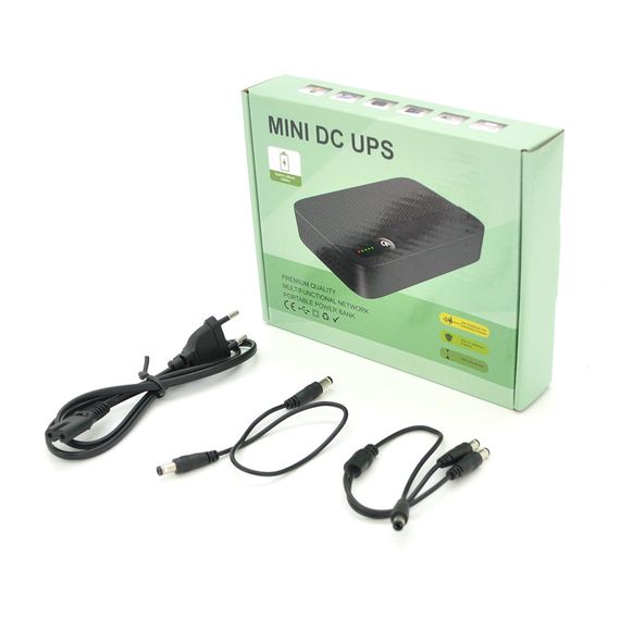 ИБП UPS-18W DC1018P для роутеров/коммутаторов/PON/POE-430.5//9/12V, 1A, Black | Зображення 4