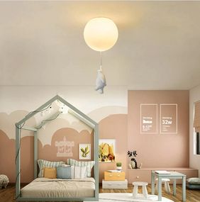 Люстра стельова на 1 лампочку 26812 Білий 75х40х40 см.