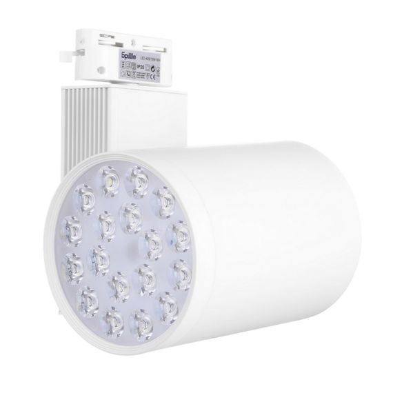 Светильник трековый поворотный LED 409/18W CW WH