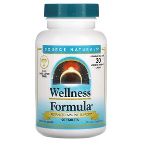 Вітамінно-мінеральний комплекс Source Naturals Wellness Formula, Herbal Defense Complex 90 Tabs