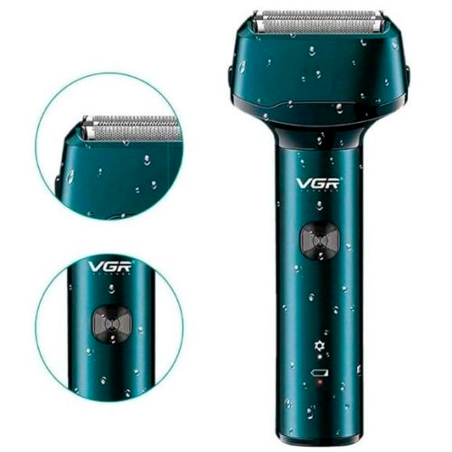 Электробритва VGR V-370 шейвер, тройное лезвие, IPX5, индикатор заряда | Зображення 2