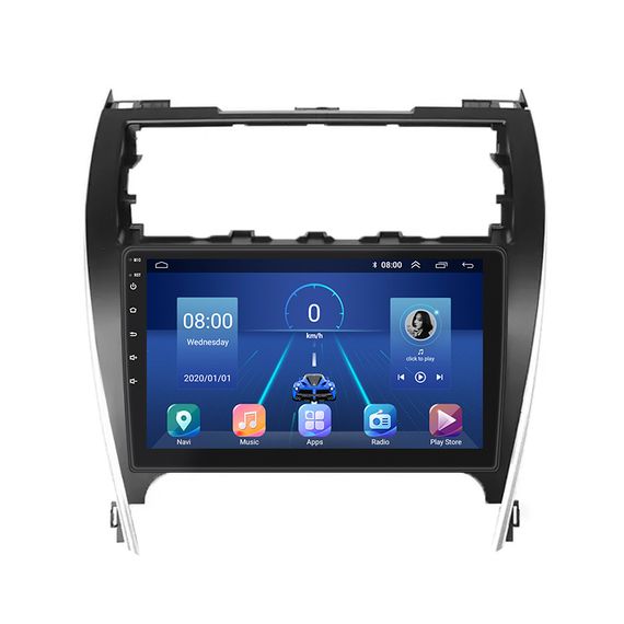 Штатна магнітола Lesko для Toyota Camry (USA) VII (XV50) 2011-2015 екран 10" 4/32Gb 4G Wi-Fi GPS Top