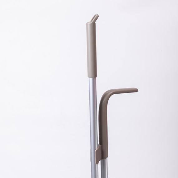 Набір віник і совок на довгій ручці для підлоги 25×24×100 см щітка віник для прибирання Сірий HP-45-15G | Зображення 4