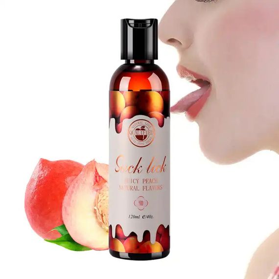 Інтимна змазка для орального сексу з ароматом персика 120 ml | Зображення 2
