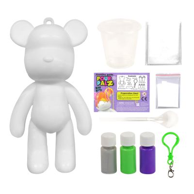 Набор для творчества ToyMonster Pour Palz Флюид Арт - Брелок Мишка (GS-G08162) | Зображення 3