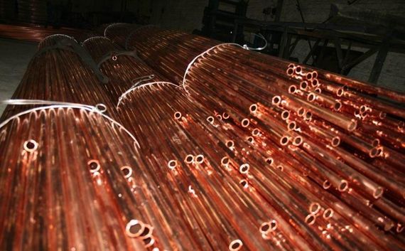 Труба мідна (тверда) ф 76,1х2 мм у відрізках 5 м Німеччина