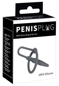 Ерекційне кільце - Penis Plug With Glans Ring