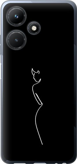 Чехол на Infinix Hot 30i Силуэт1 "4590u-3045-17620"