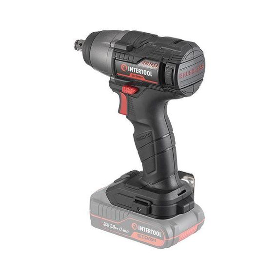 Гайкокрут ударний акумуляторний з безщітковим двигуном 20 В, 300 Nm, 0-2500 об/хв, 0-3000 уд/хв, 1/2", без ЗП | Зображення 2