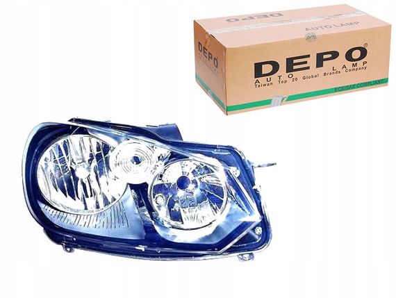Фара Передняя Volkswagen Golf Vi 2008-2012 Правая H7/H15 Эл. Рег, Тип Hella  441-11C6R-Ldem2