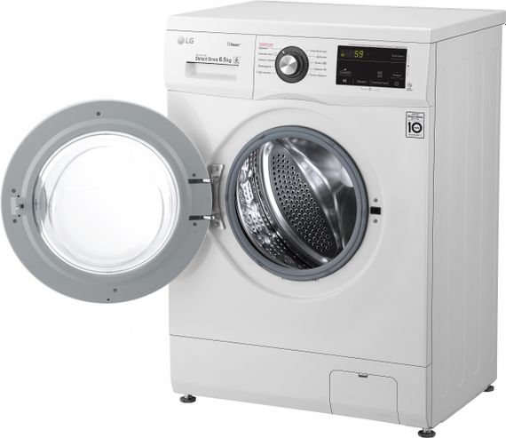 Стир. машина с фронт. загр. LG F2J3WS2W, 6,5кг, 1200, A+++, Пар, глубина 44см, Дисплей, Инвертор, Белый (F2J3WS2W) | Зображення 9