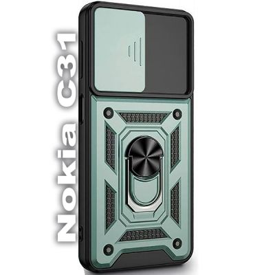 Чехол для мобильного телефона BeCover Military Nokia C31 Dark Green (709988)