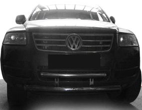 Кенгурятник ST013 (нерж) для Volkswagen Touareg 2002-2010 гг