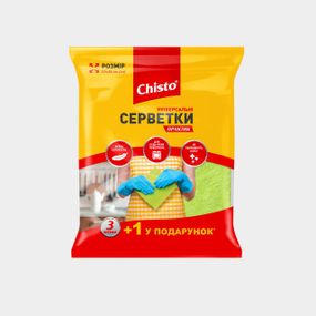 Chisto серветки універсальні 3+1шт практик