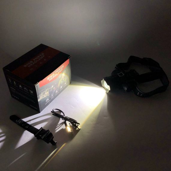 Тактичний налобний ліхтар на акумуляторі PLD-5835-P50, Налобний ліхтар з кріпленням на голову IE-61 | Зображення 6