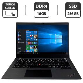 Ультрабук Lenovo ThinkPad T14s Gen 2 / 14" (1920x1080) IPS Touch / Intel Core i5-1135G7 (4 (8) ядра по 4.2 GHz) / 16 GB DDR4 / 256 GB SSD / Intel Iris Xe Graphics / WebCam б/в