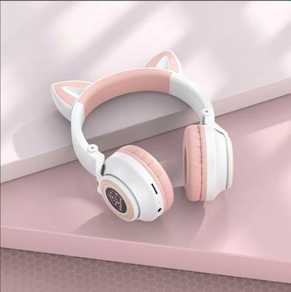 Бездротові навушники BOROFONE BO18 Cat ear BT headphones White | Зображення 2