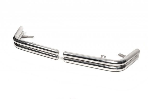 Задні куточки AK003-double (2 шт., нерж) для Volkswagen T5 2010-2015 рр | Зображення 1