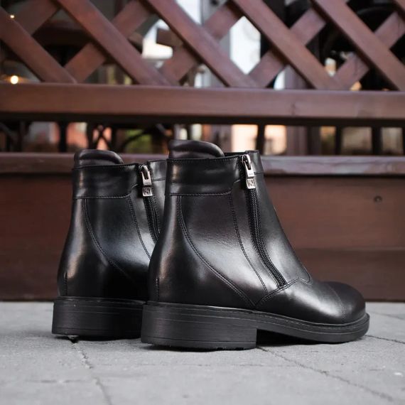 Мужские ботинки из натуральной кожи и меха 42 размер | Зображення 5