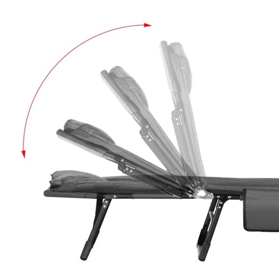 Премиальная складная кемпинговая кровать Nils NC2720 Оксфорд 600D серая | Зображення 4