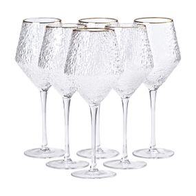 Набір келихів з тонкою ніжкою 6 штук по 600 мл HP-16-1