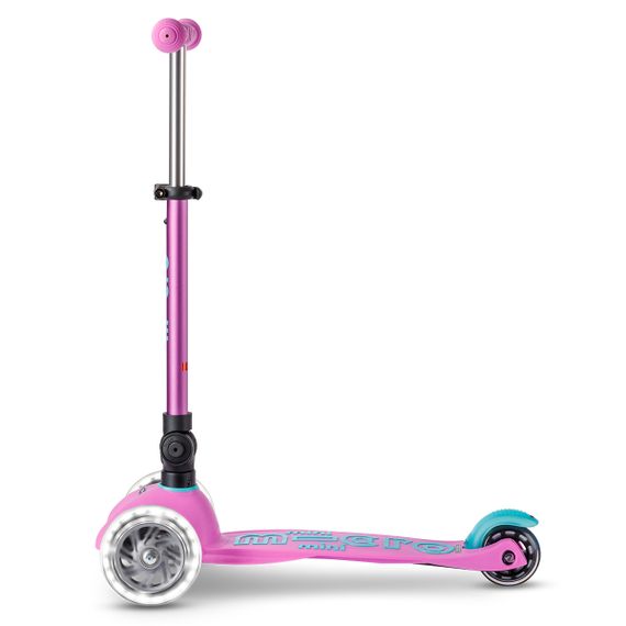 Складной самокат Лавандовый сон серия «Mini Deluxe Foldable LED» (3-х колесный, до 50 кг) | Зображення 1