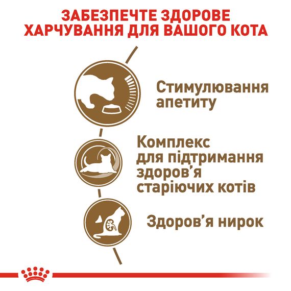 Сухий корм для зрілих котів старше 12 років Royal Canin Ageing +12 2 кг | Зображення 5