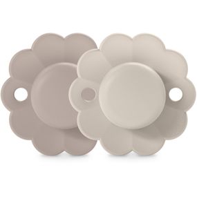 Пустышка Suavinex Wonder фізіологічна 2 шт, 0-6 місяців, світло-рожева та нюдова (308400)