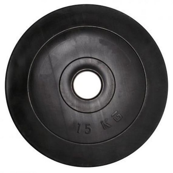 Диск гантельний "Rock Pro" NE-PL-D-15 15 кг композитний у пластиковій оболонці