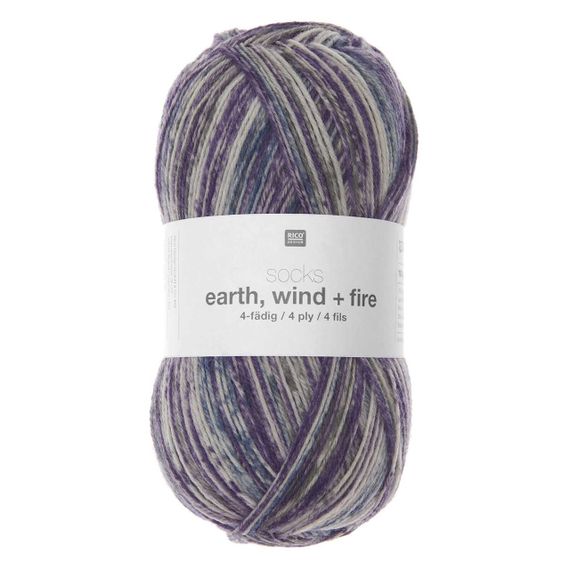 Шкарпеткова пряжа Rico Design Socks Earth + Wind + Fire, 02 - Sky | Зображення 1