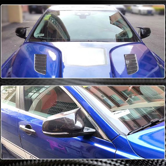 Накладки на Зеркала V2 (2015-2019, Карбон) для Jaguar XE 2016- гг | Зображення 2