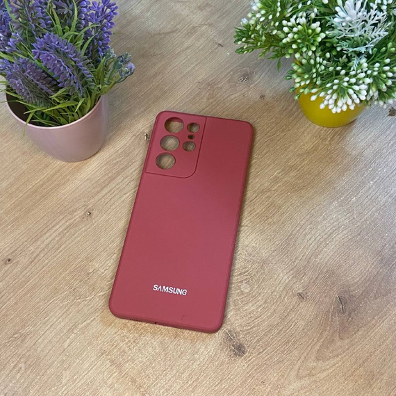 Чохол Samsung S21 Ultra Червоний