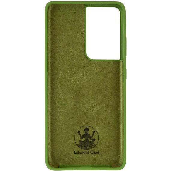 Чохол Silicone Cover Ummi Lakshmi (AA) для Samsung Galaxy S21 Ultra Зелений / Dark green | Зображення 2