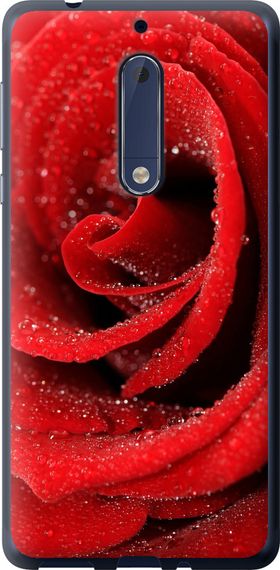 Чехол на Nokia 5 Красная роза "529u-804-17620"