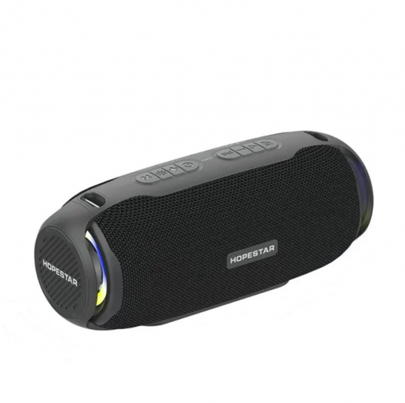 Портативная колонка Hopestar H48 20Вт LED подсветка USB, AUX, FM, Bluetooth черная (H48) | Зображення 2