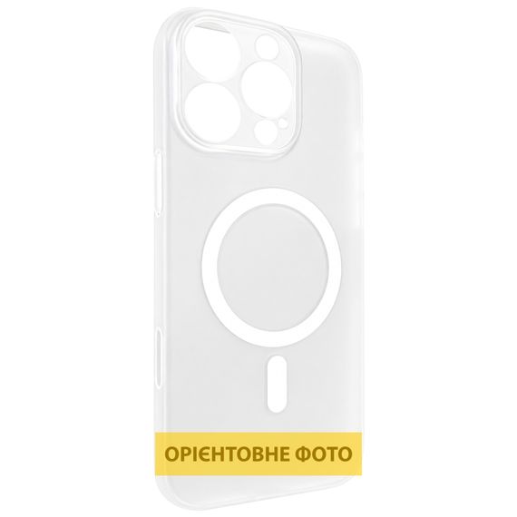 Чохол PC Slim Matte with Magnetic Fit (camera button) для Apple iPhone 17 Air (6.5") White
