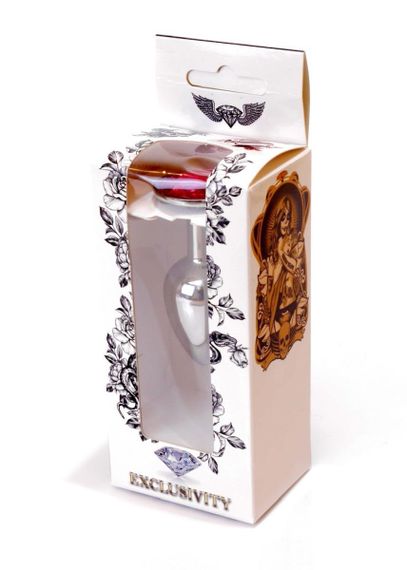 Анальна пробка - Jewellery Silver Plug Pink sexstyle | Зображення 7