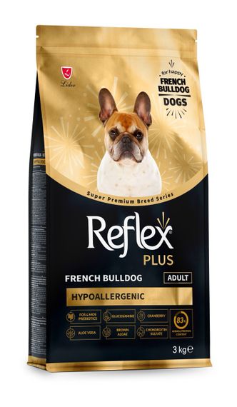 Reflex Plus French Bulldog Adult сухий корм для собак породи французький бульдог, 3 кг | Зображення 1