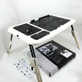 Выдвижная подставка под ноутбук LD-09 E-Table, Наклонная подставка ноутбука на стол WX-29