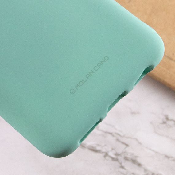 TPU чехол Molan Cano Smooth для Xiaomi Redmi Note 10 / Note 10s Бірюзовий | Зображення 3