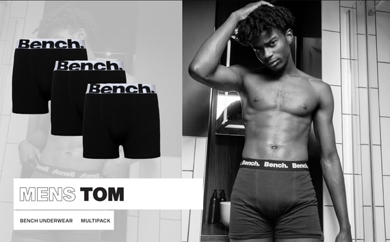 Набор мужских боксеров анатомических трусов Bench Underwear Boxer Shorts 3 шт в наборе | Зображення 3